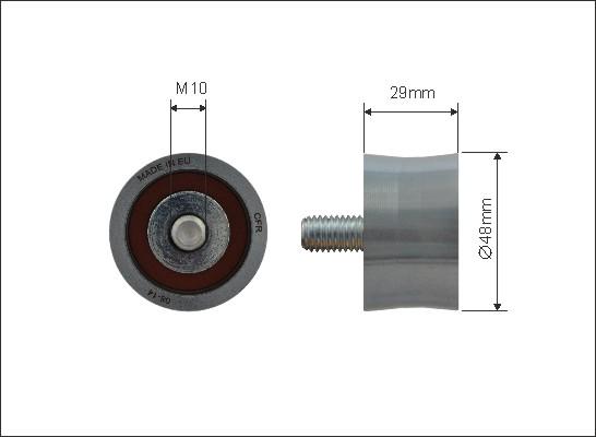 Caffaro 500139 - Styrrulle, kuggrem xdelar.se