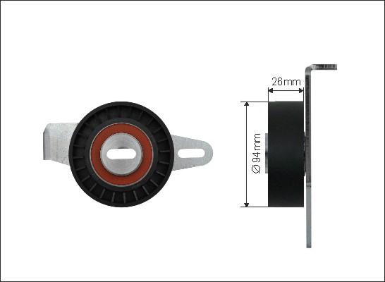 Caffaro 500247 - Remsträckare, flerspårsrem xdelar.se