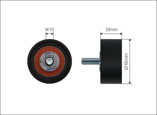 Caffaro 33-50 - Styrrulle, kuggrem xdelar.se