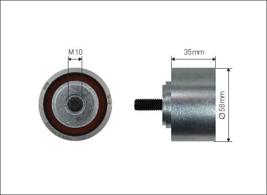 Caffaro 245-111 - Styrrulle, kuggrem xdelar.se