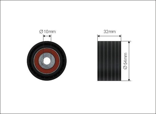 Caffaro 26-26 - Styrrulle, kuggrem xdelar.se