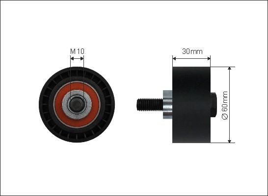 Caffaro 210-37 - Styrrulle, kuggrem xdelar.se