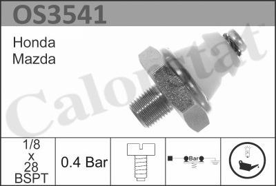 Calorstat by Vernet OS3541 - Sensor, oljetryck xdelar.se