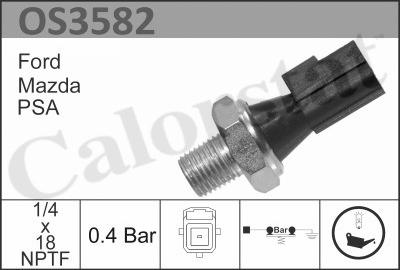 Calorstat by Vernet OS3582 - Sensor, oljetryck xdelar.se