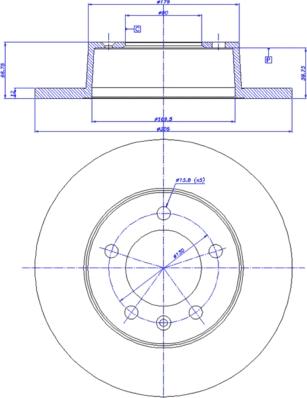 Febi Bilstein 24491 - Bromsskiva xdelar.se