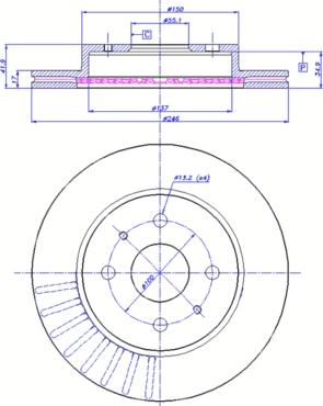 Febi Bilstein 30637 - Bromsskiva xdelar.se