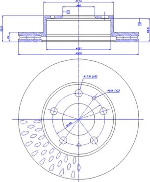 Samko F2181V - Bromsskiva xdelar.se