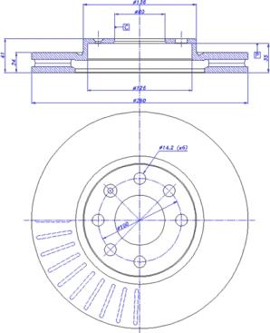 Delphi BG3569 - Bromsskiva xdelar.se