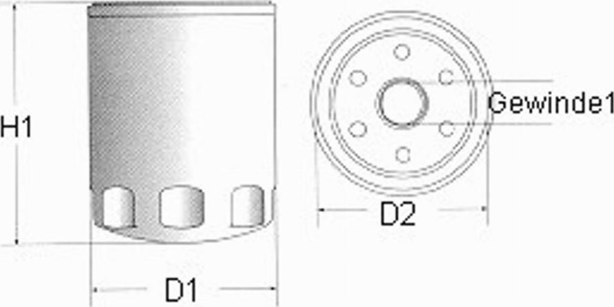 Champion F107/606 - Oljefilter xdelar.se