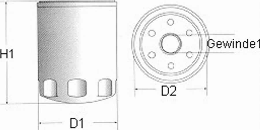 Champion C130/606 - Oljefilter xdelar.se