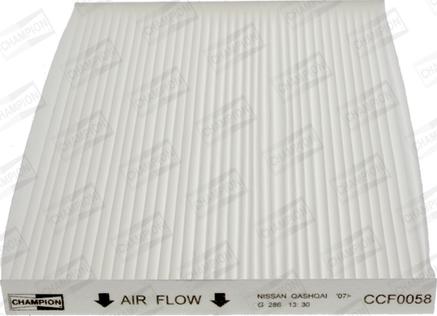 Champion CCF0058 - Filter, kupéventilation xdelar.se