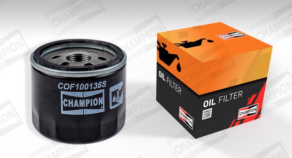 Champion COF100136S - Oljefilter xdelar.se