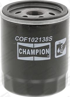 Champion COF102138S - Oljefilter xdelar.se