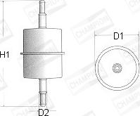 Champion L104/606 - Bränslefilter xdelar.se