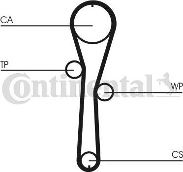 Contitech CT 1045 - Kuggrem xdelar.se