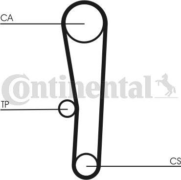 Contitech CT 1062 K1 - Tand / styrremssats xdelar.se