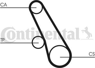 Contitech CT 1109 K2 - Tand / styrremssats xdelar.se