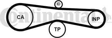 Contitech CT 1131 K1 - Tand / styrremssats xdelar.se