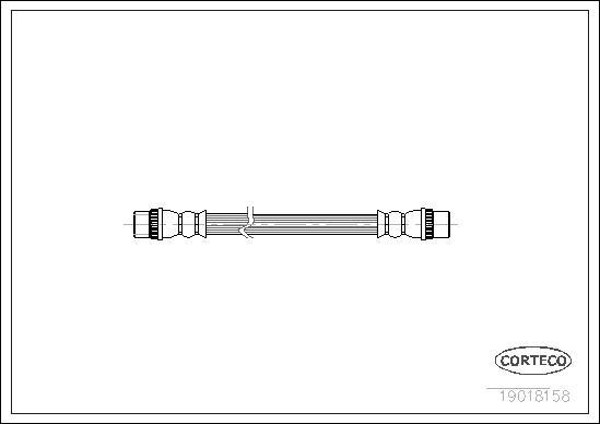 Corteco 19018158 - Bromsslang xdelar.se