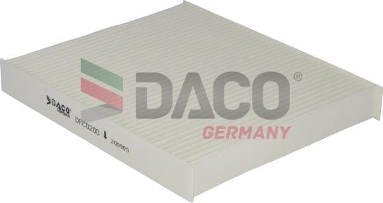 DACO Germany DFC0200 - Filter, kupéventilation xdelar.se