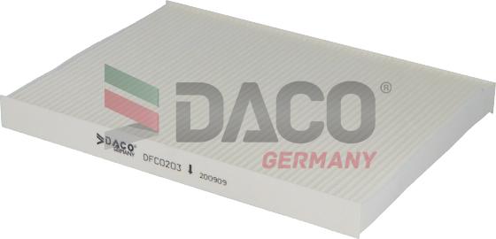 DACO Germany DFC0203 - Filter, kupéventilation xdelar.se