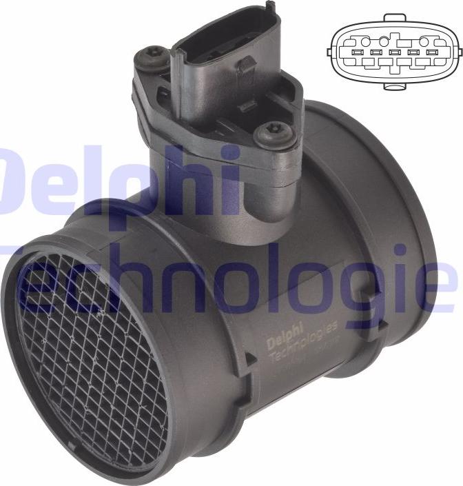 Delphi AF10784-12B1 - Luftmassesensor xdelar.se