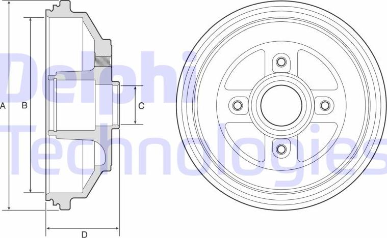 Delphi BF571 - Bromstrumma xdelar.se