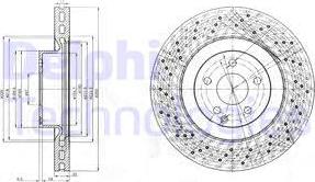 Delphi BG9057 - Bromsskiva xdelar.se