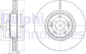 Delphi BG4167 - Bromsskiva xdelar.se