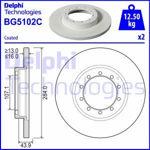 Delphi BG5102C - Bromsskiva xdelar.se