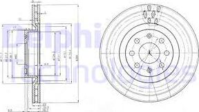 Delphi BG3944 - Bromsskiva xdelar.se