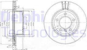 Delphi BG3900C - Bromsskiva xdelar.se