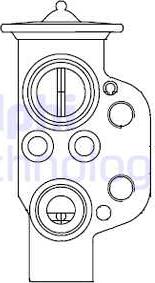 Delphi CB1004V - Expansionsventil, klimatanläggning xdelar.se