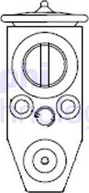 Delphi CB1016V - Expansionsventil, klimatanläggning xdelar.se