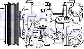 Delphi CS20545 - Kompressor, klimatanläggning xdelar.se