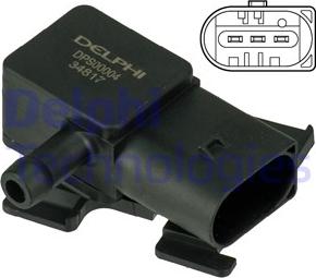 Delphi DPS00004 - Sensor, avgastryck xdelar.se