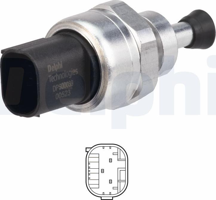 Delphi DPS00039-12B1 - Sensor, avgastryck xdelar.se