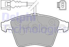 Delphi LP1914 - Bromsbeläggssats, skivbroms xdelar.se