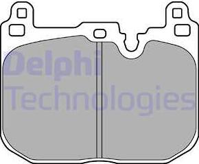 Delphi LP3259 - Bromsbeläggssats, skivbroms xdelar.se