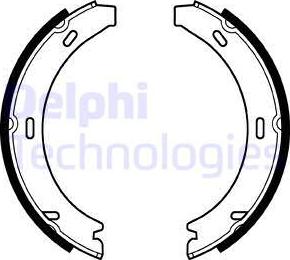 Delphi LS1992 - Bromsbackar, sats xdelar.se