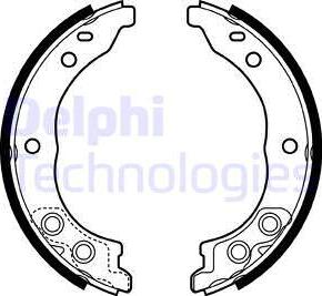 Delphi LS1962 - Bromsbackar, sats, parkeringsbroms xdelar.se