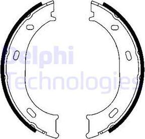 Delphi LS1905 - Bromsbackar, sats, parkeringsbroms xdelar.se