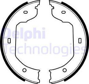 Delphi LS1920 - Bromsbackar, sats xdelar.se