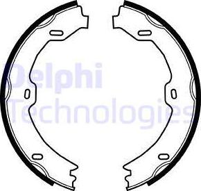 Delphi LS1923 - Bromsbackar, sats, parkeringsbroms xdelar.se