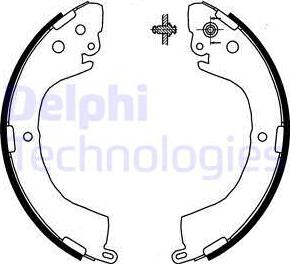 Delphi LS1852 - Bromsbackar, sats xdelar.se