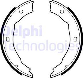 Delphi LS1881 - Bromsbackar, sats, parkeringsbroms xdelar.se