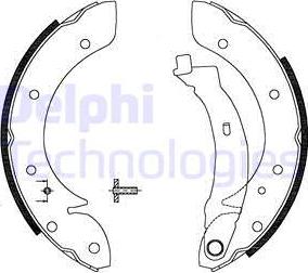 Delphi LS1830 - Bromsbackar, sats xdelar.se