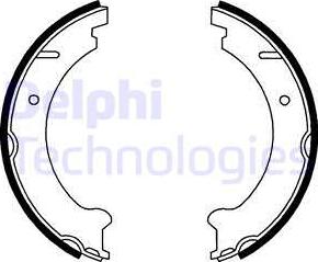 Delphi LS1781 - Bromsbackar, sats, parkeringsbroms xdelar.se