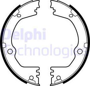 Delphi LS2090 - Bromsbackar, sats, parkeringsbroms xdelar.se