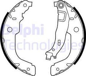 Delphi LS2000 - Bromsbackar, sats xdelar.se